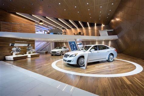 Hyundai at the Los Angeles Auto Show on Behance | Car showroom design ...