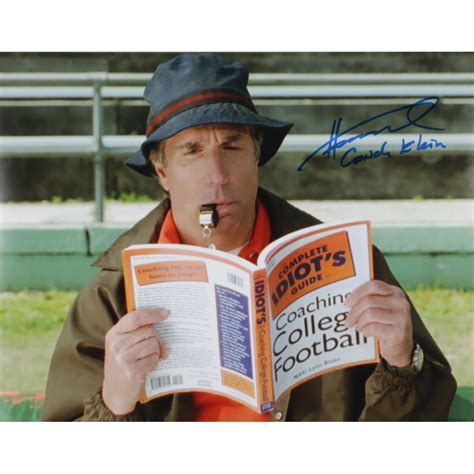 Henry Winkler Signed "The Waterboy" 11x14 Photo Inscribed "Coach Klein ...