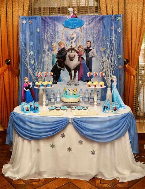 You Must-See These 15 Stunning Frozen Dessert Table Ideas! | Catch My Party