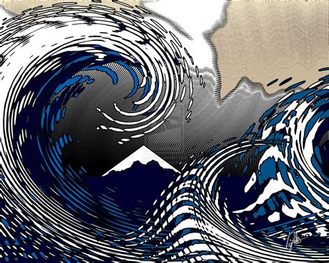 the great wave of kanagawa by tygilles on deviantART | Arte, Mar, Animales