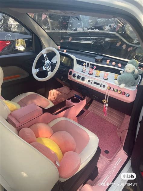 Girly Car Interior Accessories | Pink Car Interior