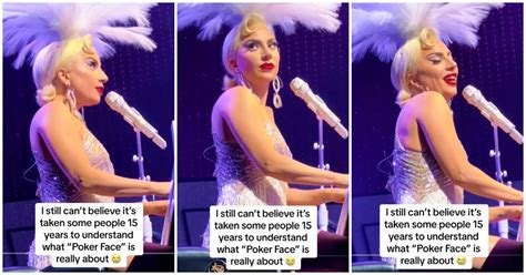 The True Meaning of Lady Gaga's "Poker Face" Has Us Shook