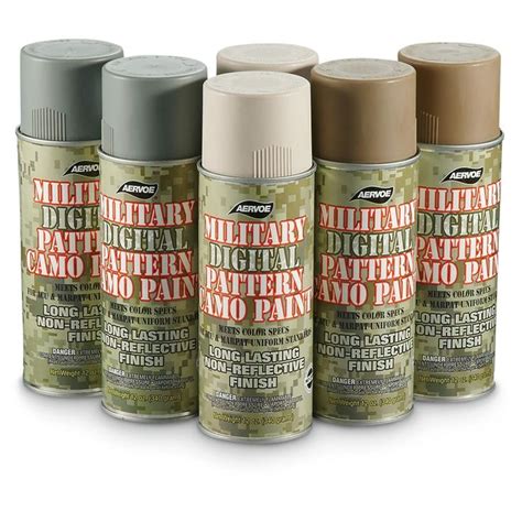 6-Pc. Digital Camo Spray Paint Kit | Camo spray paint, Digital camo ...