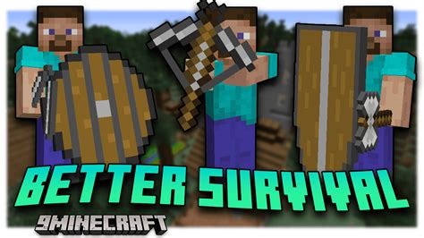 Better Survival Mod (1.12.2) - More Fighting Methods - 9Minecraft.Net