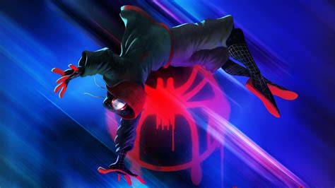 Spider man into the spider verse android wallpaper - loftret