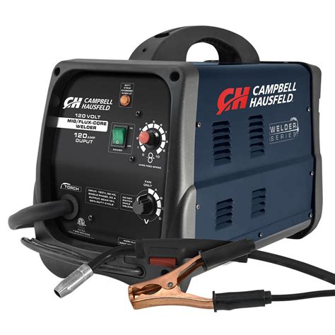 Campbell Hausfeld MIG/Flux Core Welder 120 Amp Output Wire Feed with ...