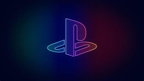 Playstation Logo Wallpaper 4k