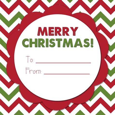 Merry Christmas Gift Tags Free Printable So, Dive Into Our Assortment ...