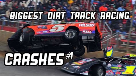 BIGGEST Dirt Track Racing Crashes #1 - YouTube