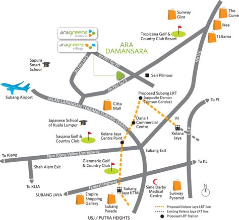 Location | AraGreens Residences @ Ara Damansara