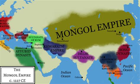 Genghis Khan's Empire (Illustration) - World History Encyclopedia