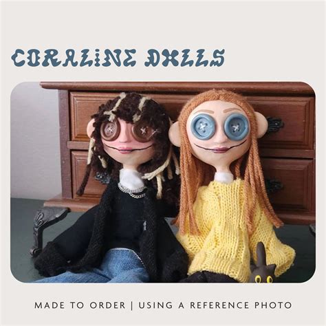 Custom Coraline Doll Handmade Doll Gifts for Coraline - Etsy UK