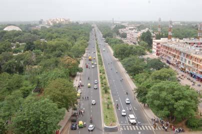 Canopy cover & panoramic view of Gandhinagar city | Download Scientific ...