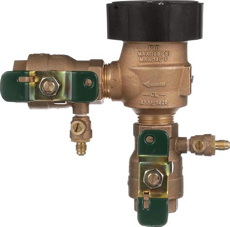 1 in Bronze Anti-Siphon Pressure Vacuum Breaker, Quarter Turn Shutoff ...