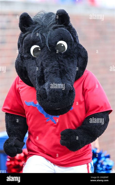 Dallas, Texas, USA. 4th Sep, 2021. SMU mascot in action during the game ...