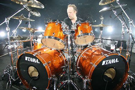 Lars Ulrich Tama Drum Set. | Drums, Metallica, Drum and bass