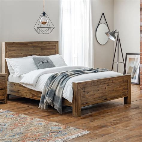 Hoxton Rustic Oak Wooden Bed | Beds | Happy Beds