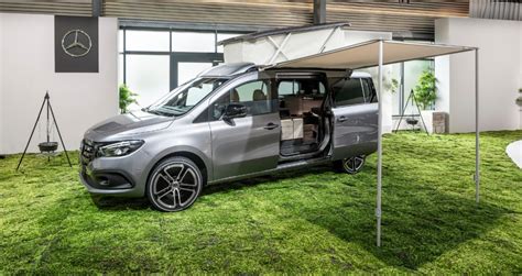 Mercedes EQT Marco Polo is a small electric camper with 280 km range ...