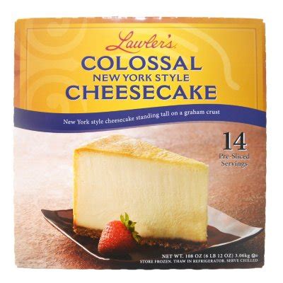 Lawler's Colossal New York Cheesecake (14 slices) - Sam's Club