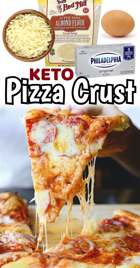 The Best Keto Pizza Crust (Easy & Delicious!) | Recipe | Low carb ...