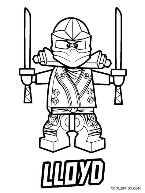 Printable Coloring Pages Ninjago