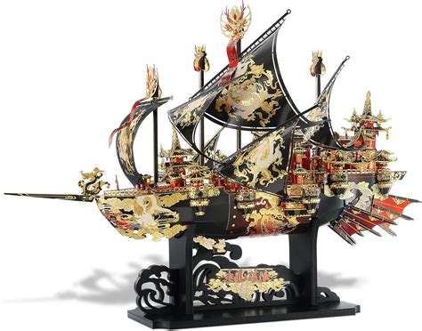 Piececool 3D Metal Puzzles Boat Models Kits to Build for Adults, The ...