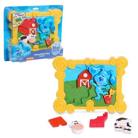 Blue's Clues & You Talking Build-a-Blue 9 Pieces 3D Puzzle - Walmart ...