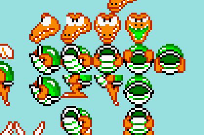 Yoshi Sprite Super Mario World And also share with others in the social ...