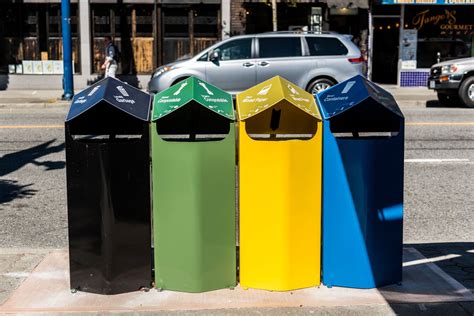 Vancouver installing new large garbage and recycling bins on sidewalks ...