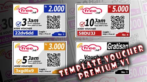 Template Voucher Mikhmon Keren - 53+ Koleksi Gambar