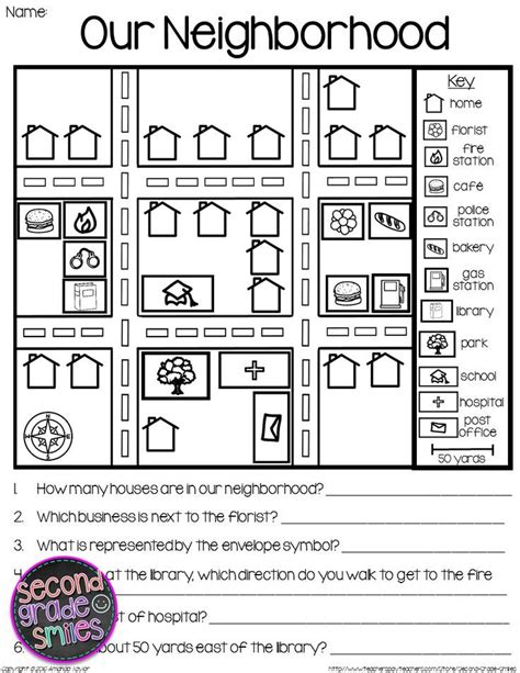 Free Printable Map Skills Worksheets – Kidsworksheetfun