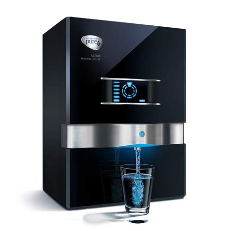 Pureit by HUL ULTIMA MINERAL 10 L RO + UV + MF Water Purifier (Black ...