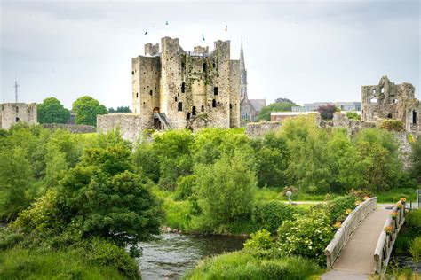 Visiting Trim Castle, Ireland