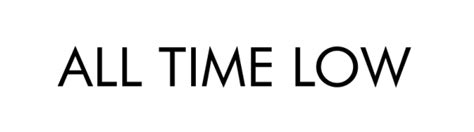 All Time Low Logo Font