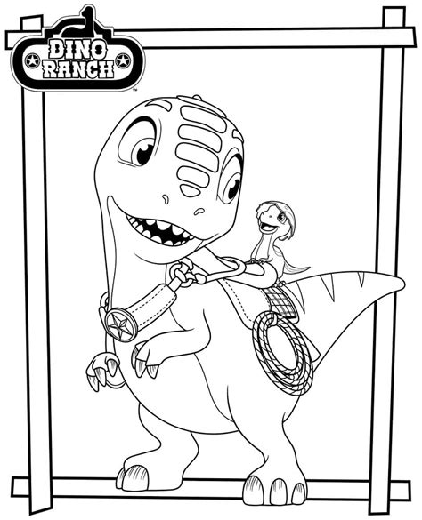 Dino Ranch Coloring Pages - Free Printable Coloring Pages for Kids