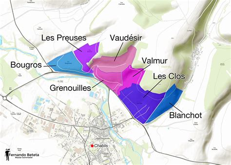 France - Chablis Grand Cru | Wine map, Wine regions france, Wine region map