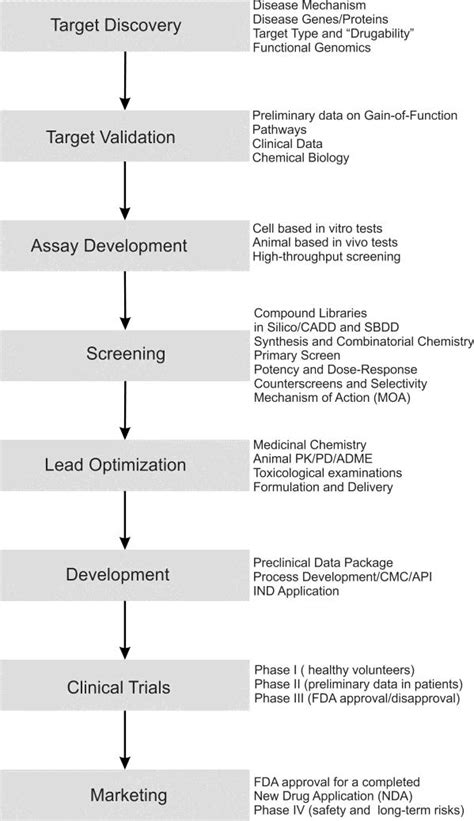 Drug Development Process Flowchart