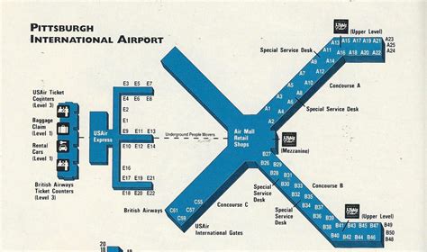 US Airways Pittsburgh diagrams, 1993-2003 US Airw... - Tumbex