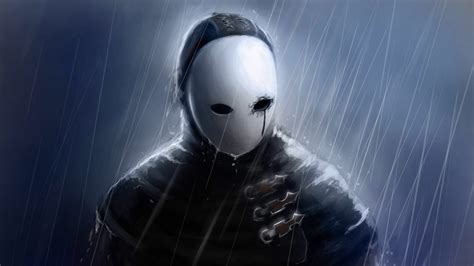 Anime character with white mask digital wallpaper HD wallpaper ...