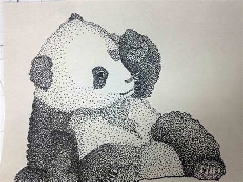 stippled fruit | Stippling Art Assignment | Stippling art, Dotted ...