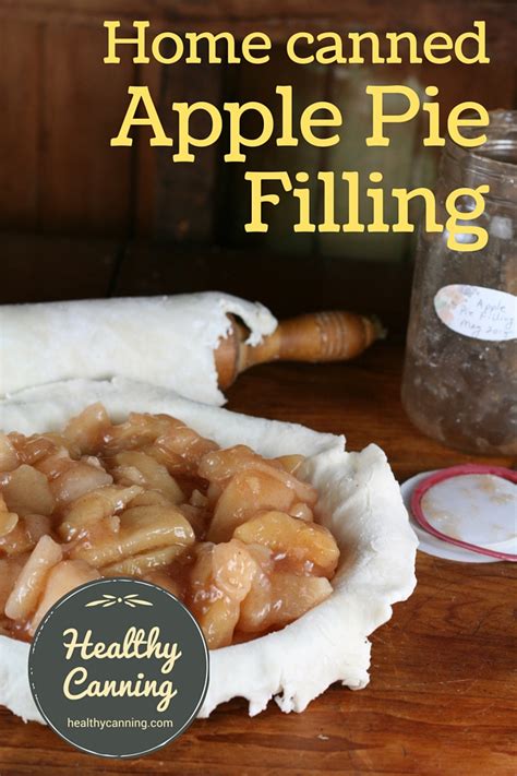 Canned Apple Pie Filling - Healthy Canning