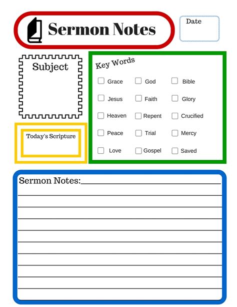 Free Sermon Notes for Kids - New Life Overnight