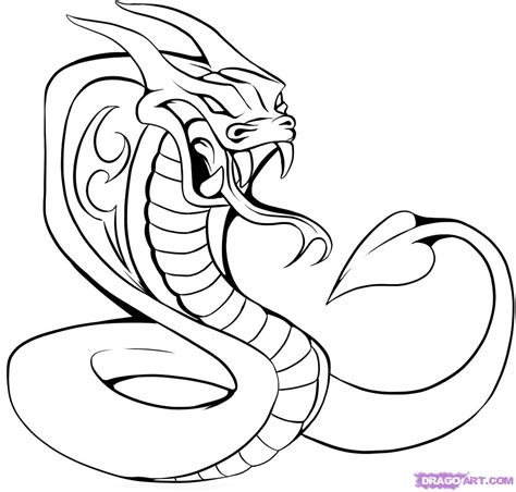 Cobra Snake Head Drawing at GetDrawings | Free download