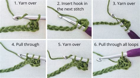 How to Half Double Crochet (HDC) - Instructions - My Crochet Space