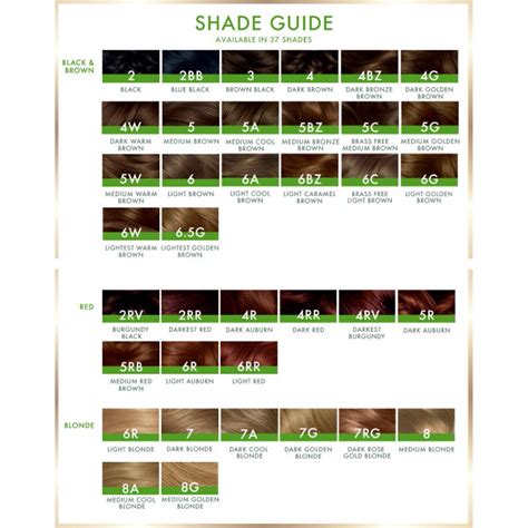 Clairol Color Chart Professional | Printable Templates Free