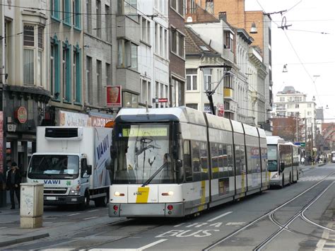 De Lijn tram 7240 SachsenTram MGT6-1 build in the year 2004 ...