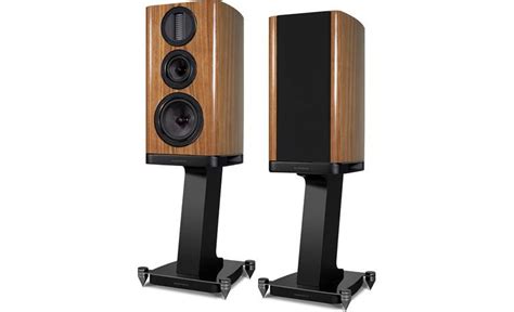 Wharfedale AURA 2 (Piano Walnut) Bookshelf speakers with matching ...