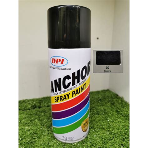 ANCHOR 30 BLACK Can Spray Paint 400ML Cat Spray Tin 100% Original ...