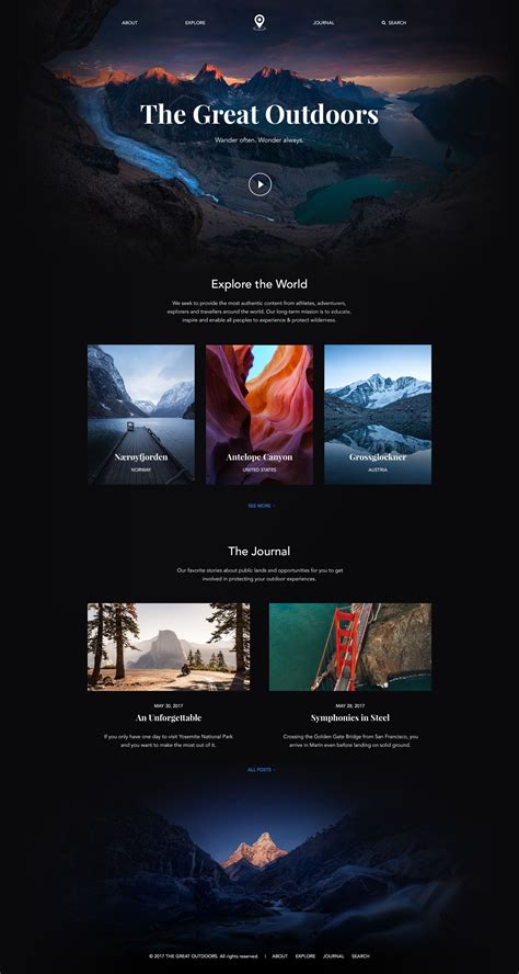 5 Beautiful Travel Website Designs for Your Inspiration on Behance ...