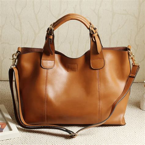 Aliexpress.com : Buy Hot Selling Women Genuine Leather Handbag Large ...